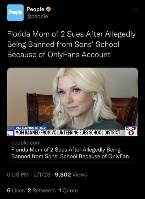 Florida mom’s OnlyFans page gets her banned from kids’ school